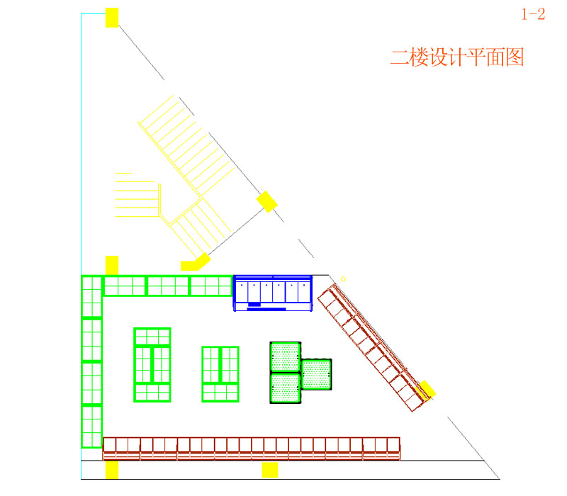 西藏三角面超市平面設(shè)計(jì)圖